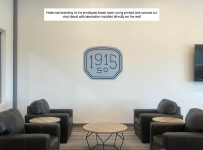 Distribution Center Wayfinding & Branding Project Photo